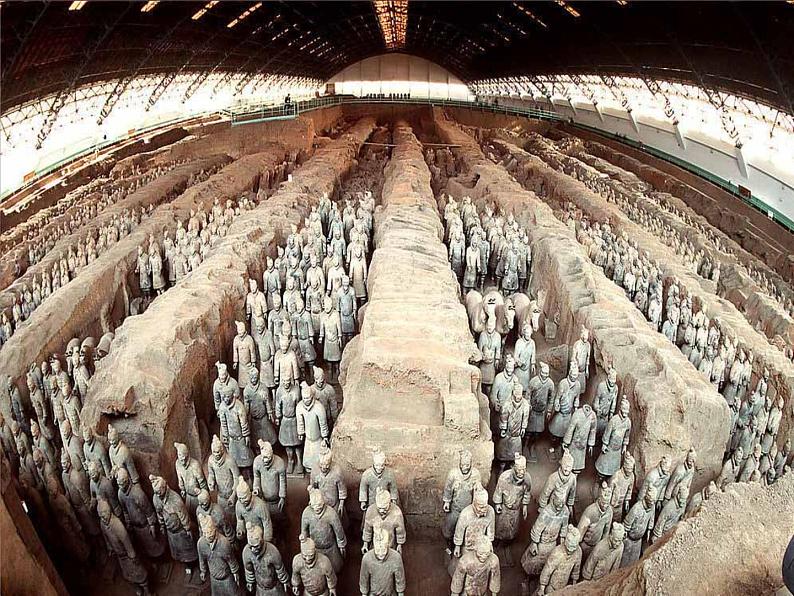 高中美术 《美术鉴赏》 感受中国古代恢弘的雕塑群--中国古代陵墓雕塑和宗教雕塑 1 课件第3页