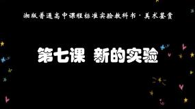 高中美术湘美版美术鉴赏（选修）第七课 新的实验课文配套课件ppt