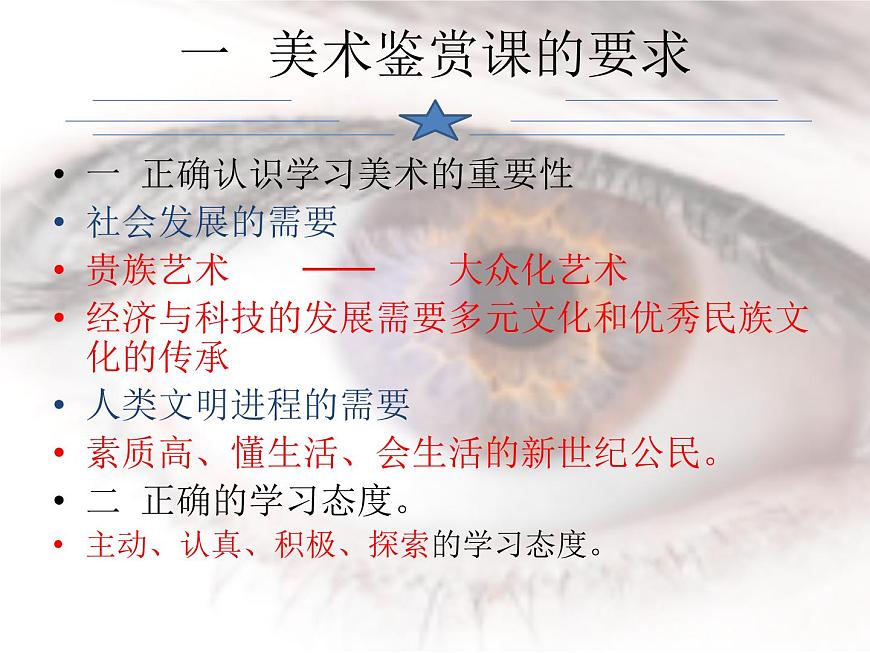 新湘美版高中美術(shù)鑒賞 第一單元 美術(shù)與眼睛 課件第3頁(yè)