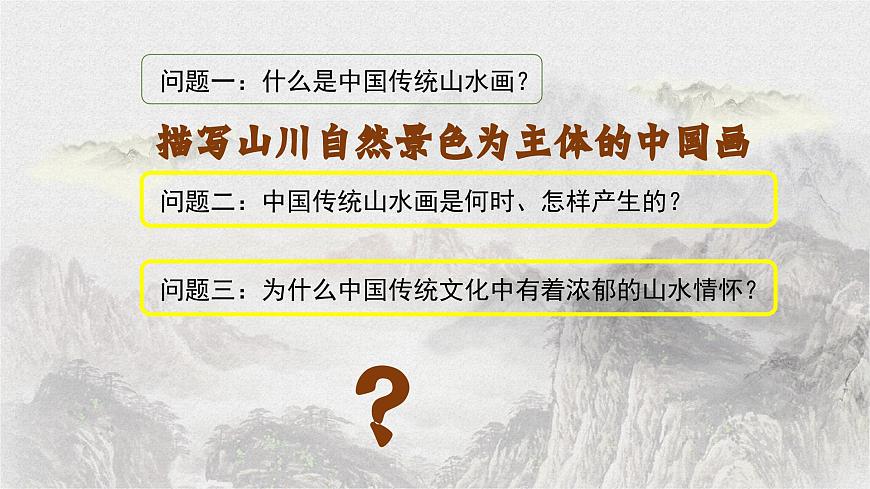 第3課象外之境——中國傳統(tǒng)山水畫 課件-2024-2025學年高中美術(shù)人教版(2019)美術(shù)鑒賞第3頁
