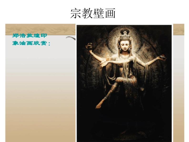 高中人教版美术 鉴赏  （一）中国美术鉴赏 4天上人间 壁画 课件(共62张PPT)04