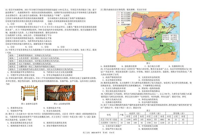 2023四川省树德中学高三上学期10月阶段性测试文综PDF版含答案(可编辑)第3页