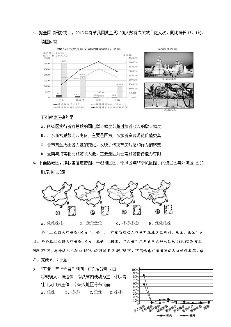 2021宁夏大学附中高三上学期期中考试(第三次月考)文综含答案(答案不全)第2页