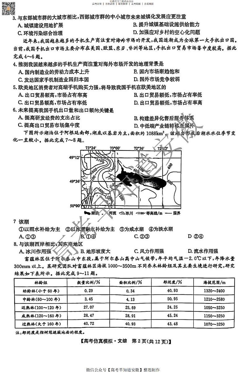 文综试卷第2页