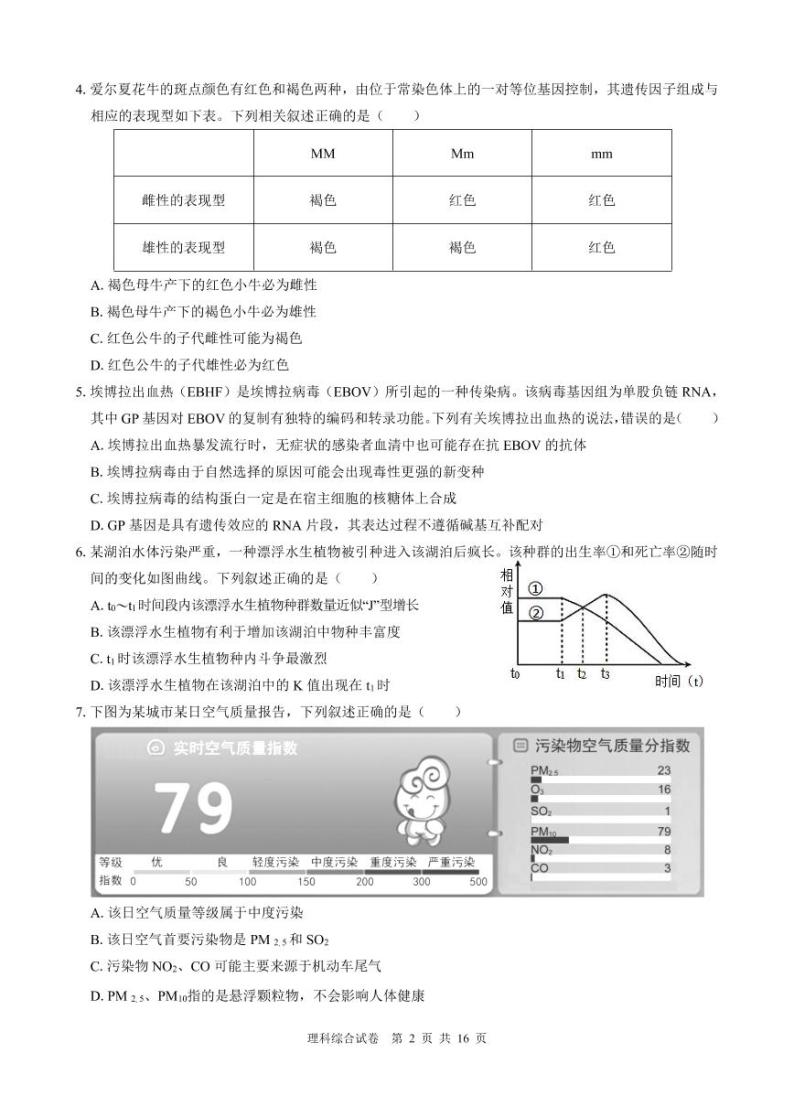 2022届广西“韬智杯”高三上学期9月大联考理综试题 PDF版02