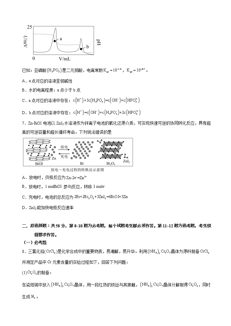 2022届全国高考压轴卷 理综综合（全国乙卷）03