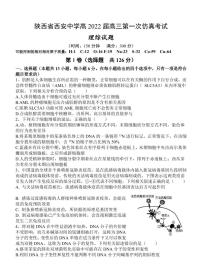 2022届陕西省西安中学高三五月全仿真模拟考试（一）理综（PDF版）