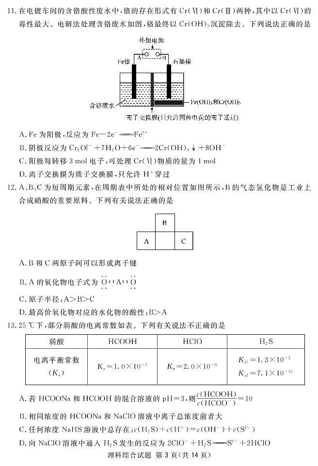 理综第3页