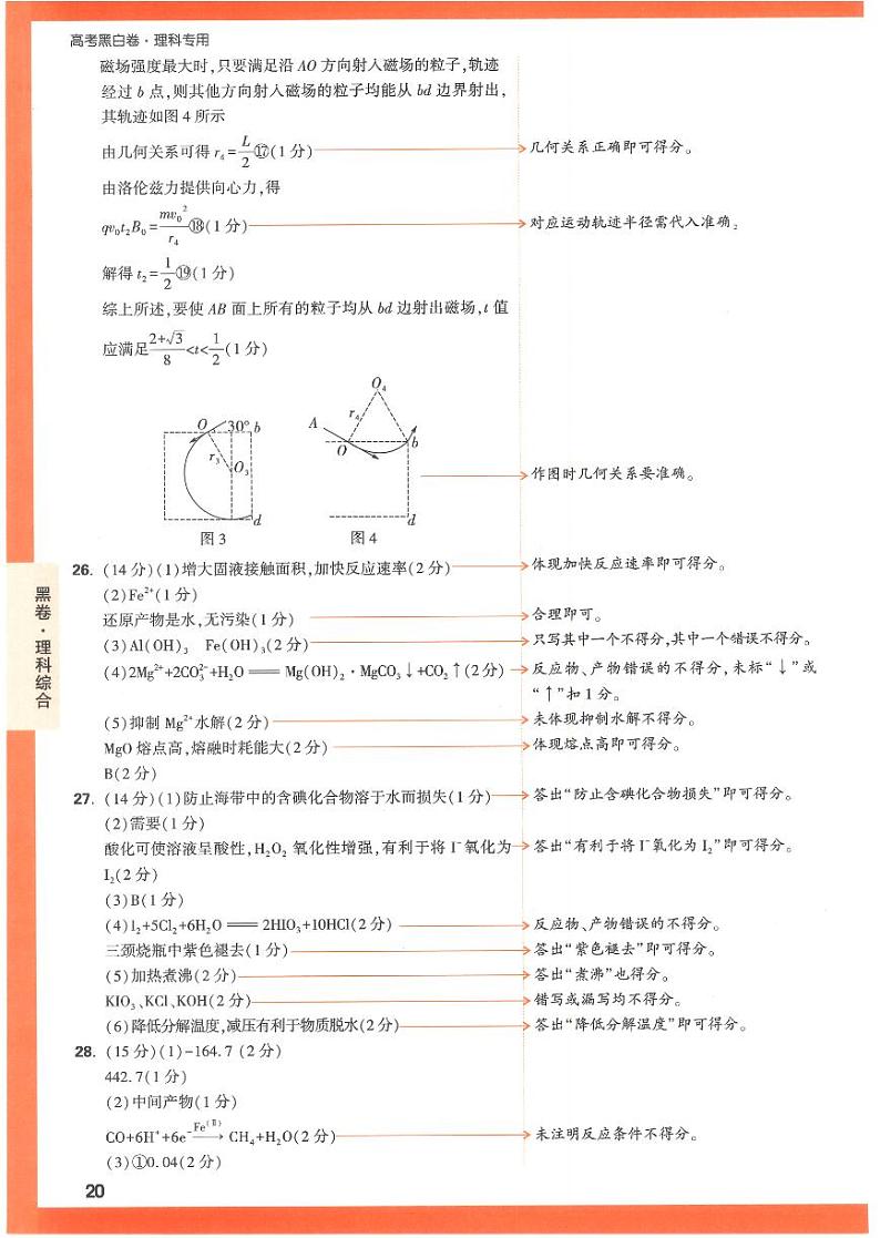 2023年《腾远高考 黑白卷》理科综合(全国版)03