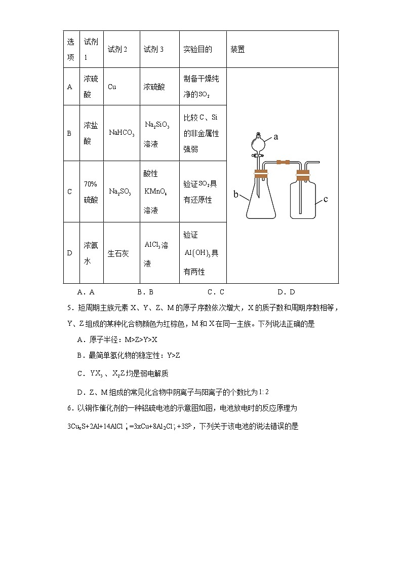 陕西省镇安中学2023届高三下学期模拟考试理综试题(含解析)02