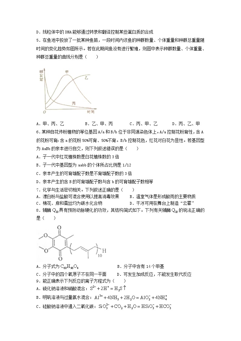 2022年四川高考理综真题及答案02