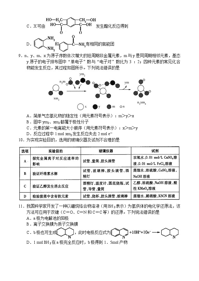 河南省普高联考2023-2024学年高三下学期测评(六)理科综合试卷03