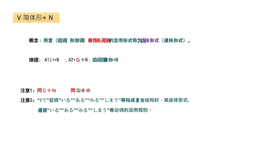 第1課-おじぎ 語法課件-高中日語人教版第一冊第8頁
