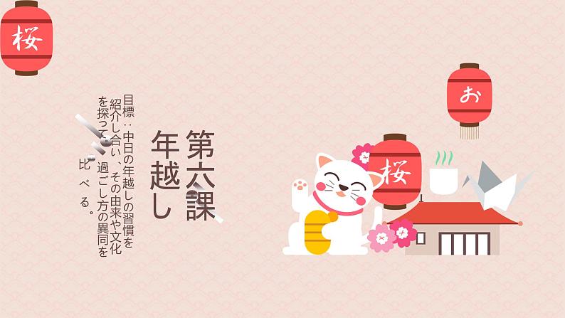 人教版必修二 第6课 年越し 课件(版本1)01
