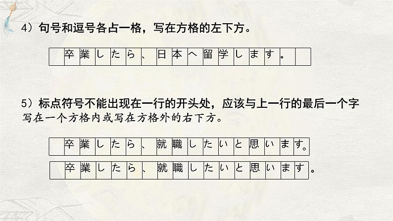 2024届高考日语一轮复习作文格式课件06