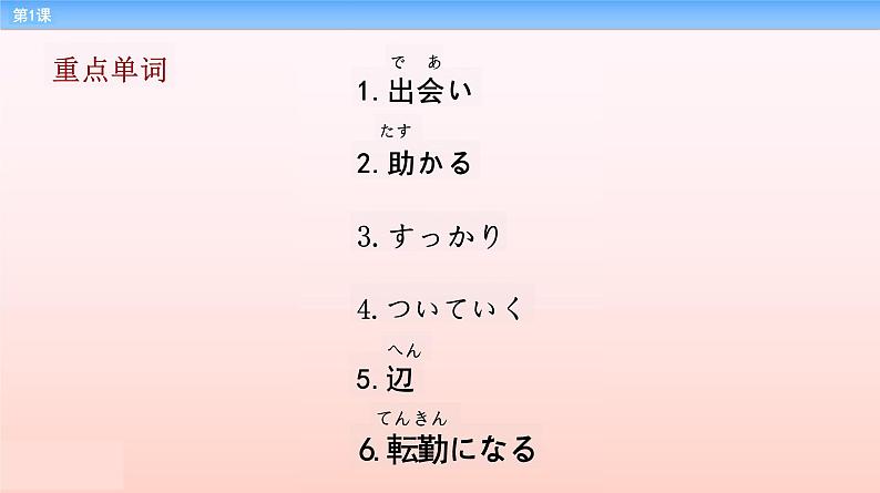 第1课 出会い课件 2023-2024学年高中日语新版标准日本语中级上册第3页