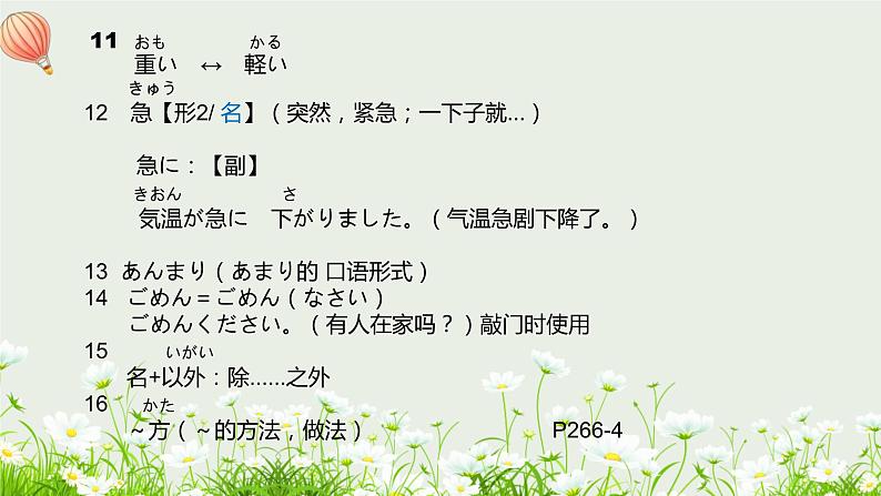 标日第22课森さんは 毎晩テレビを見る。PPT第6页