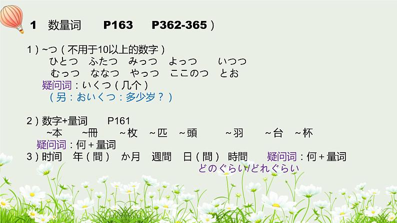 高中日语新版标日初级上册第四单元复习PPT第2页