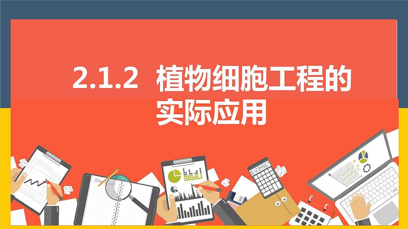 选修三2.1.2 植物细胞工程的实际应用 课件(共33张PPT)第1页
