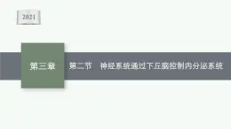 第三章第二节　神经系统通过下丘脑控制内分泌系统课件—【新教材】浙科版（2019）高中生物选择性必修1