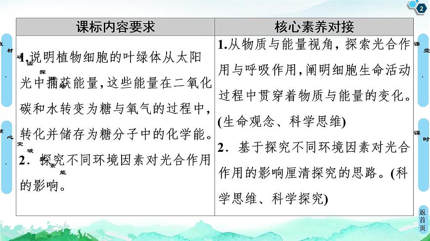 第3章　第5節(jié)　第2課時　光合作用的過程與影響光合作用的環(huán)境因素 課件 【新教材】浙科版（2019）高中生物必修一第2頁