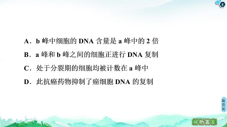 第4章 素能提升课 与有丝分裂有关的图像分析与应用 课件【新教材】浙科版(2019)高中生物必修一第8页