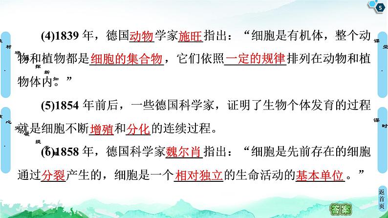 第2章 第1节 细胞学说——现代生物学的“基石”第5页
