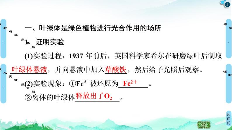 2021-2022学年苏教版（2019）高中生物 必修1 第3章 第2节　光合作用——光能的捕获和转换课件+课时练04