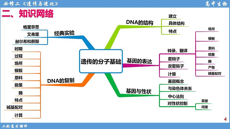 2022届高三二轮复习生物:专题6遗传的分子基础 课件第4页
