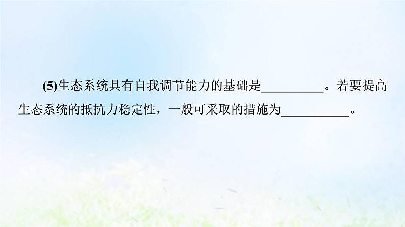 2022版新教材高考生物一轮复习第9单元生物与环境高频考点进阶课7生态系统结构与功能的综合考查课件新人教版第5页