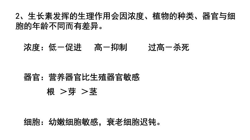 高中生物人教版必修三 3.2 《生長素的生理作用》課件PPT第8頁