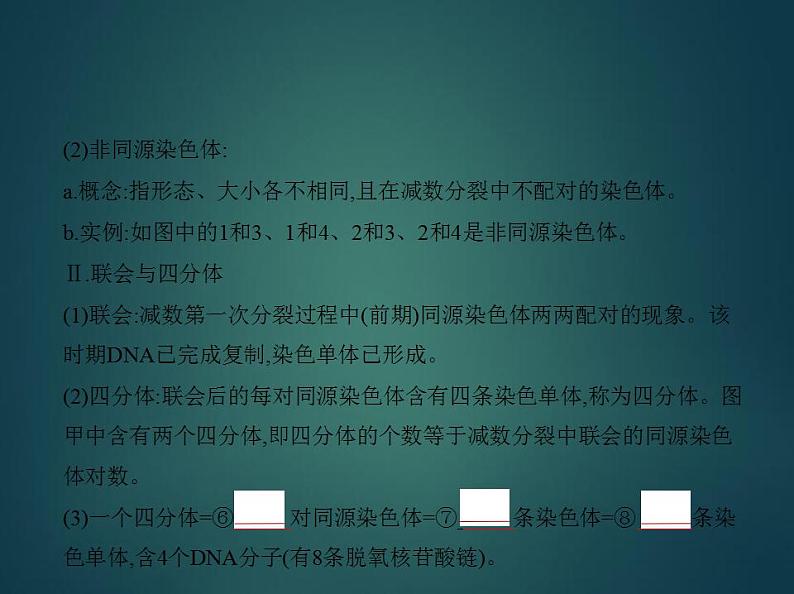 2022版高考生物选考江苏专用一轮总复习课件:专题9遗传的细胞基础 —基础篇06