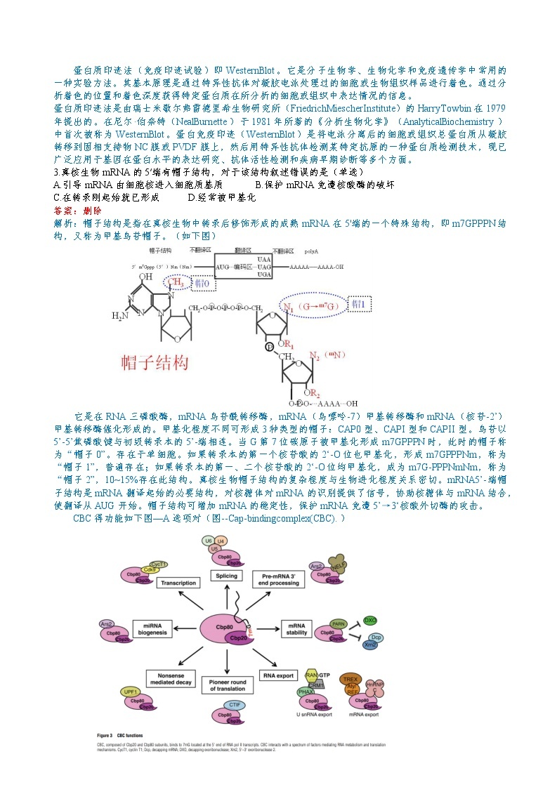 2018年全国中学生生物联赛试题及答案02