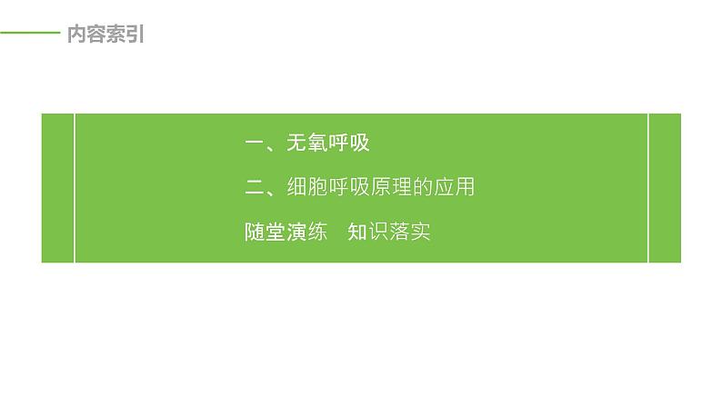 2020年高中生物新教材同步必修第一册 第5章 第3节 第2课时 无氧呼吸、细胞呼吸原理的应用课件PPT第3页