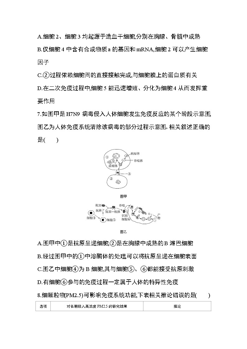 第4章 免疫调节达标检测03