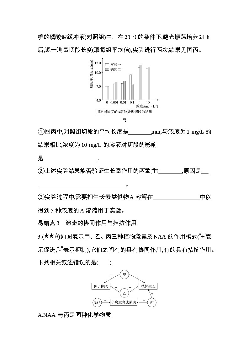 第3章 植物的激素调节复习提升第2页