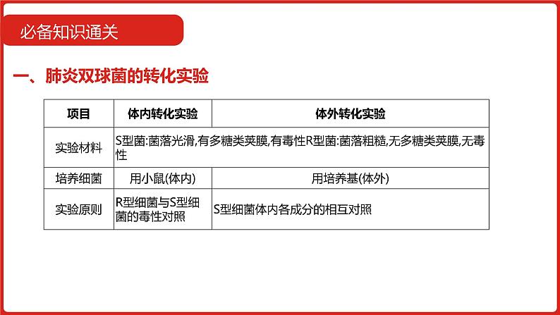 全国通用高中生物 一轮复习 第四单元 专题十 遗传的分子基础课件PPT第7页