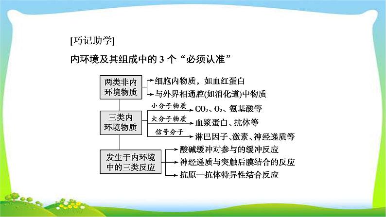 人教版高考生物总复习8.1人体内环境的稳态及实例完美课件PPT第7页