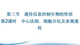 中心法则诠释了基因与生物性状的关系PPT课件免费下载