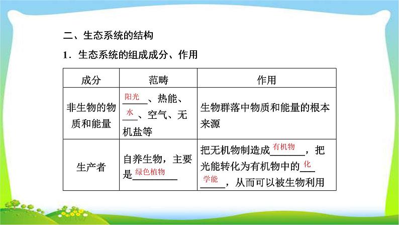 人教版高考生物总复习9.3生态系统的结构及其能量流动完美课件PPT第5页