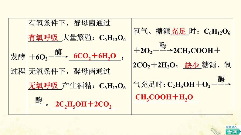 高考生物一轮复习生物技术实践第1讲传统发酵技术的应用课件第6页