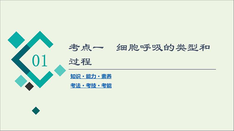高考生物一轮复习第3单元细胞的能量供应和利用第2讲细胞呼吸课件第4页