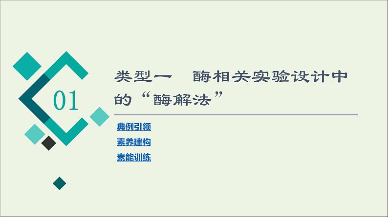 高考生物一轮复习第3单元细胞的能量供应和利用素养加强课1酶的相关实验设计课件第2页