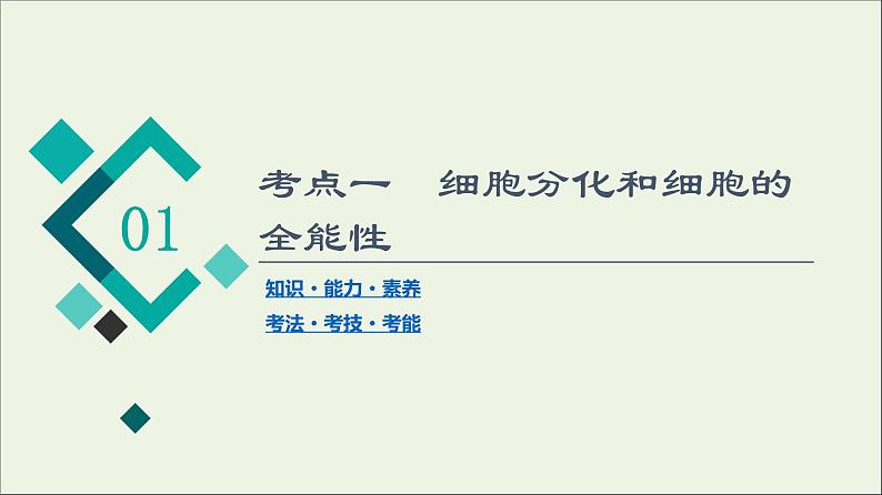 高考生物一轮复习第4单元细胞的生命历程第3讲细胞的分化衰老凋亡和癌变课件第4页
