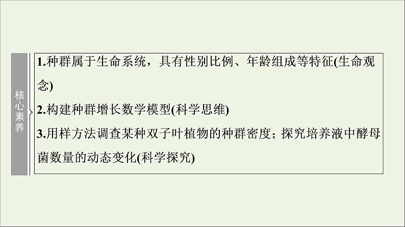 高考生物一轮复习第9单元生物与环境第1讲种群的特征和数量的变化课件第3页