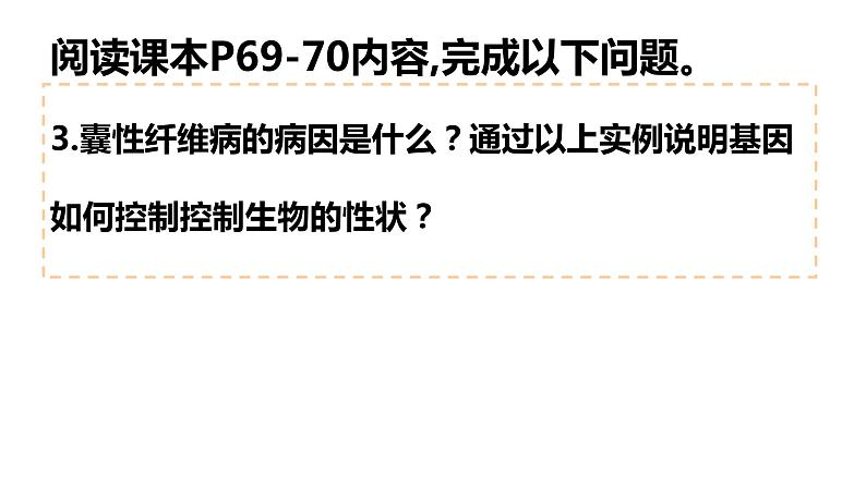4.2 基因表达与性状的关系 课件【新教材】2020-2021学年高一生物人教版(2019)必修二第8页