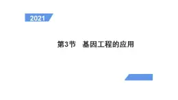 3.3 基因工程的应用 课件【新教材】  人教版（2019）高二生物选择性必修三