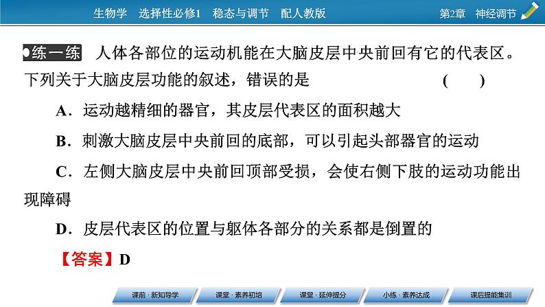 2021-2022学年高中生物新人教版选择性必修1 第2章 第4节 神经系统的分级调节 课件(53张)08