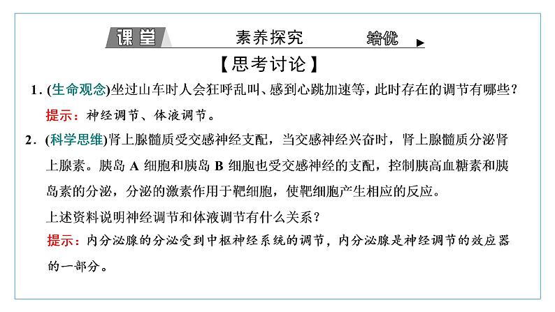 2021-2022学年高中生物新人教版选择性必修1 体液调节与神经调节的关系 课件(51张)(鲁辽湘版)第6页