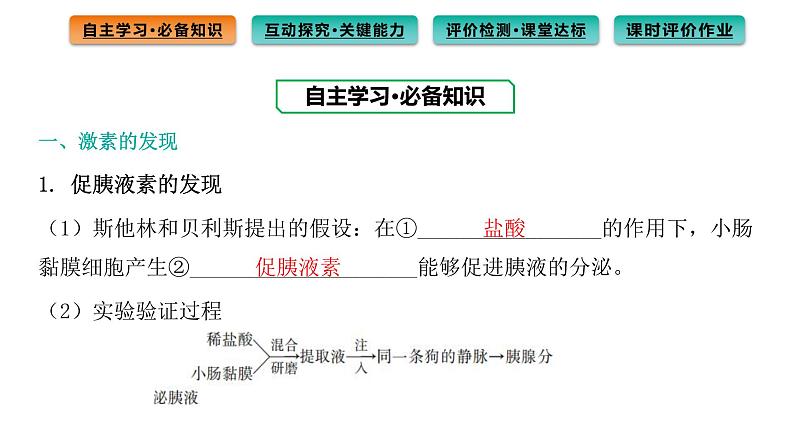 2021-2022学年高中生物新人教版选择性必修1 第3章 第1节 激素与内分泌系统 课件(100张)第3页